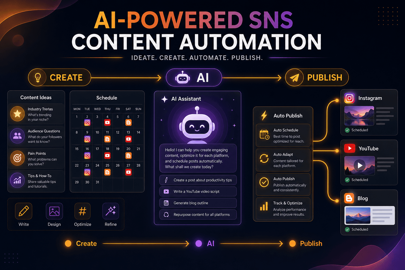 하루 30분으로 SNS 운영하기: AI 콘텐츠 자동화 실전